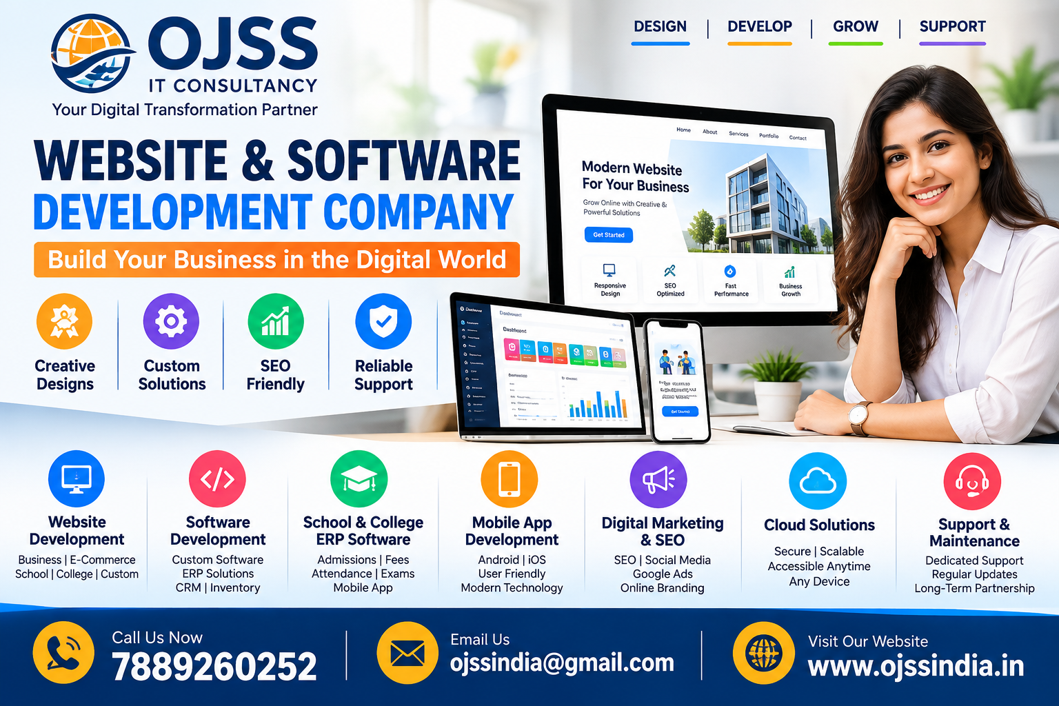 Website Development Company in Faridkot Punjab | OJSS IT Consultancy